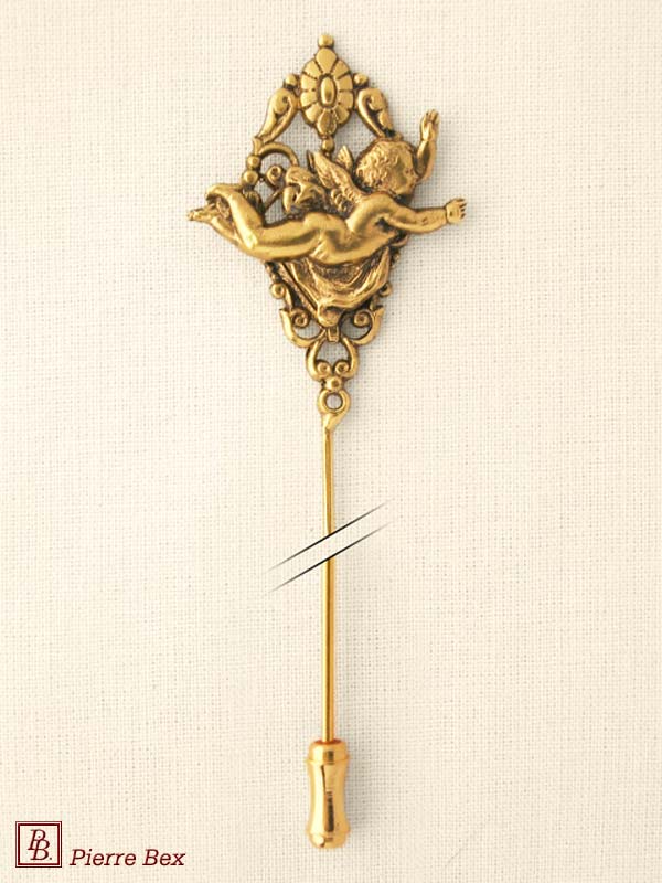 Pierre-Bex Épingle à chapeau Art-Nouveau ange 44129-D5