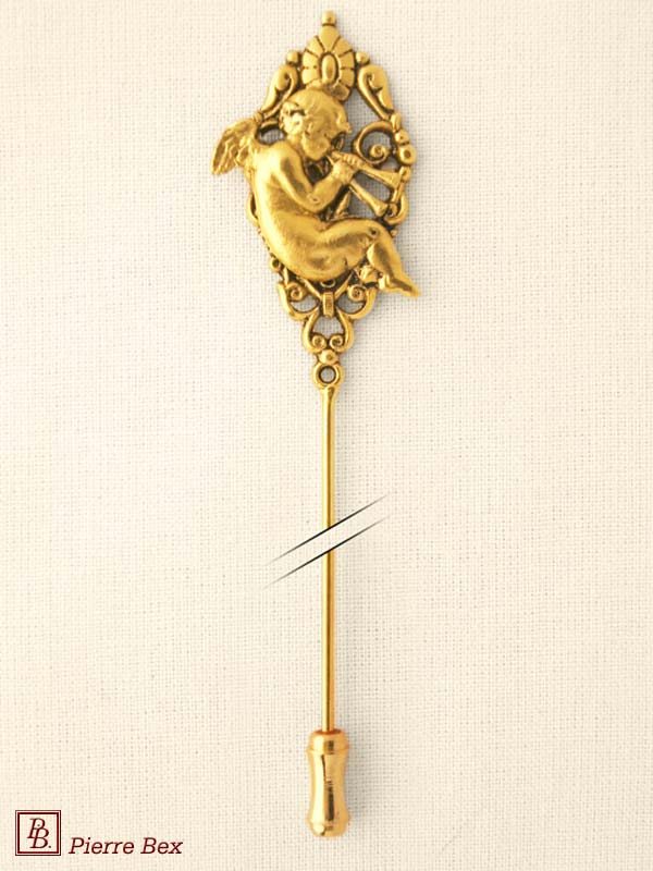Pierre-Bex Épingle à chapeau Art-Nouveau ange 44129-D6