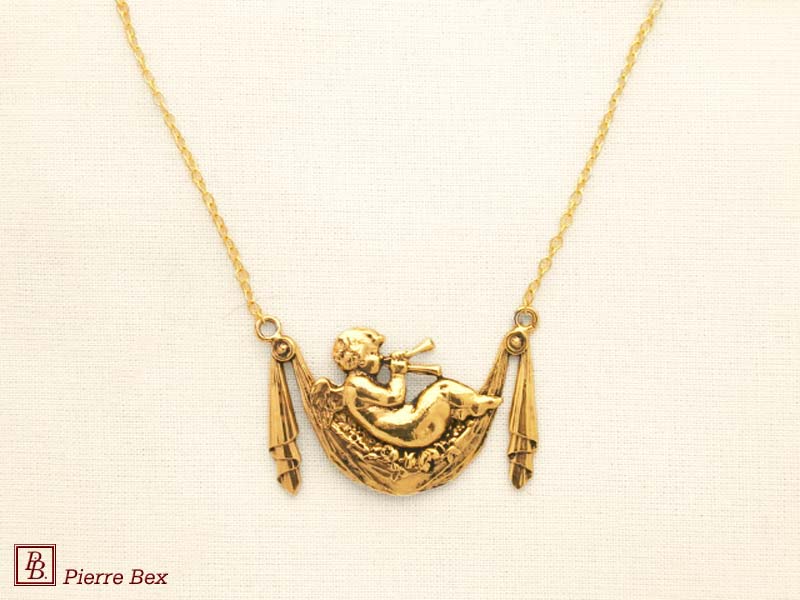 Pierre-Bex Collier Art-Nouveau ange 44154-D3