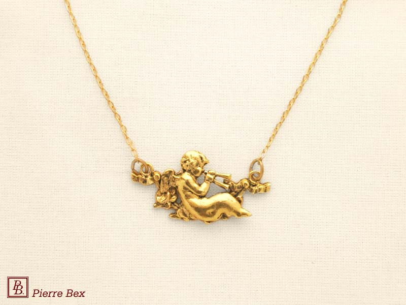 Pierre-Bex Collier Art-Nouveau ange 44154-D6