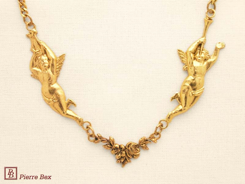 Pierre-Bex Collier Art-Nouveau ange 44164-D2