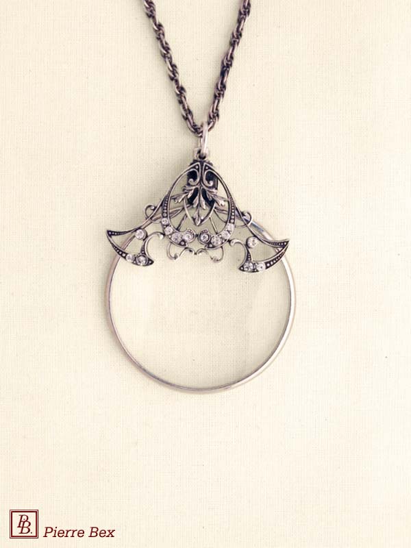 Pierre-Bex Collier loupe Art-Deco 45013-02