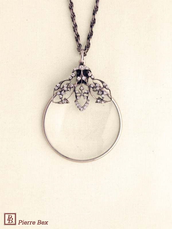 Pierre-Bex Collier loupe Art-Deco 45013-05