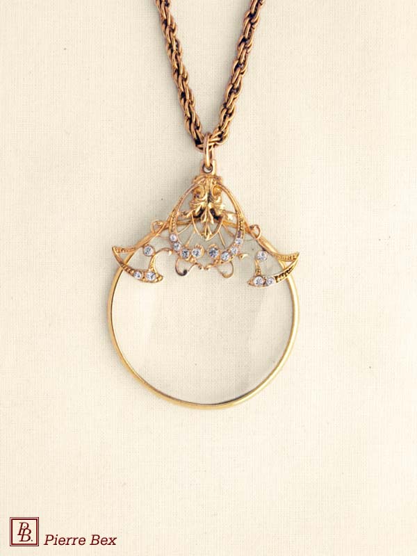 Pierre-Bex Collier loupe Art-Deco 45013-D2
