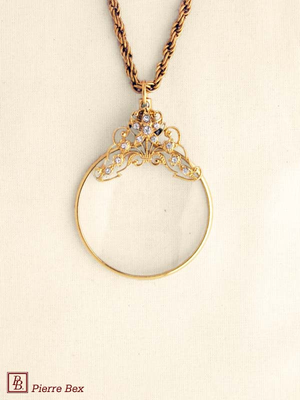 Pierre-Bex Collier loupe Art-Deco 45013-D3