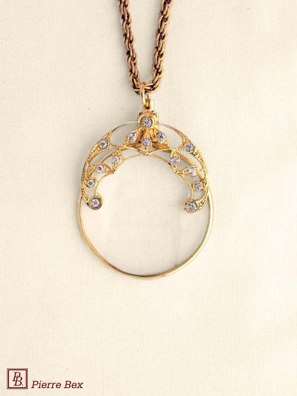 Pierre-Bex Collier loupe Art-Deco 45013-D4