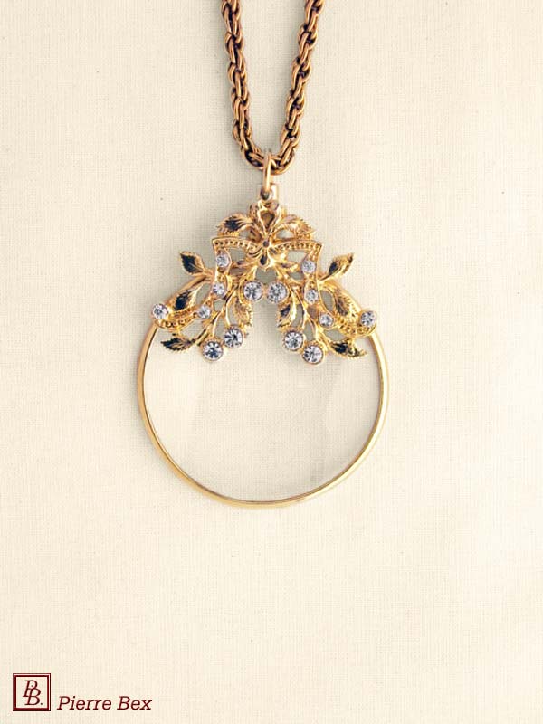 Pierre-Bex Collier loupe Art-Deco 45013-D8