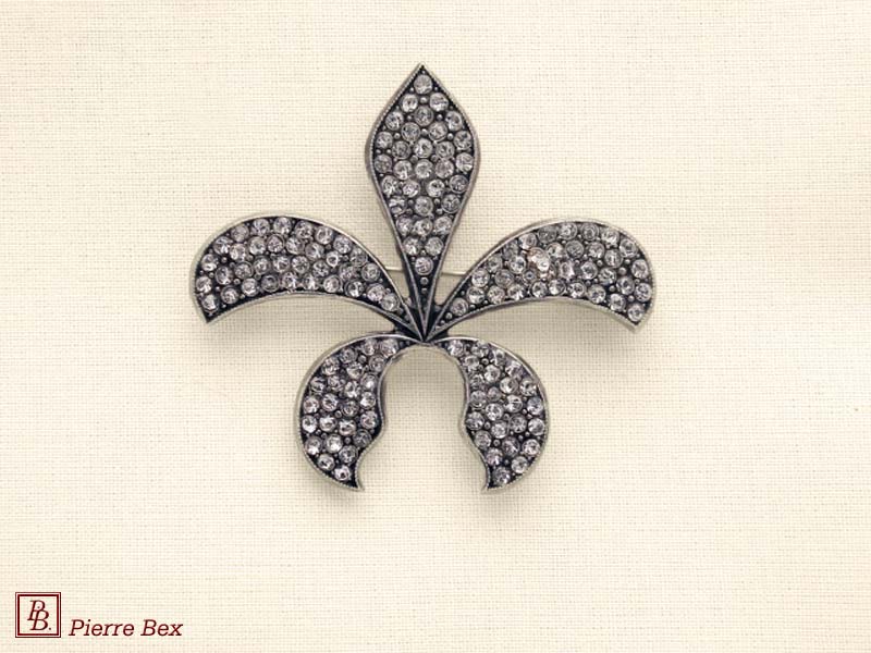 Pierre-Bex Broche con strass flor 45336-51