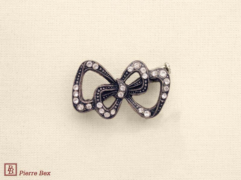 Pierre-Bex Broche strass noeud 45346-02