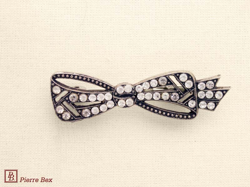 Pierre-Bex Broche strass noeud 45346-09