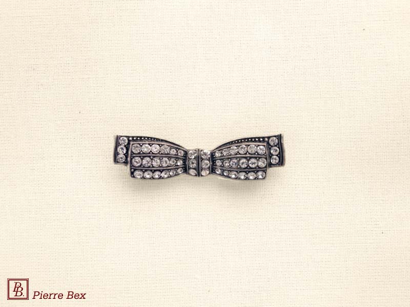 Pierre-Bex Broche strass noeud 45346-18