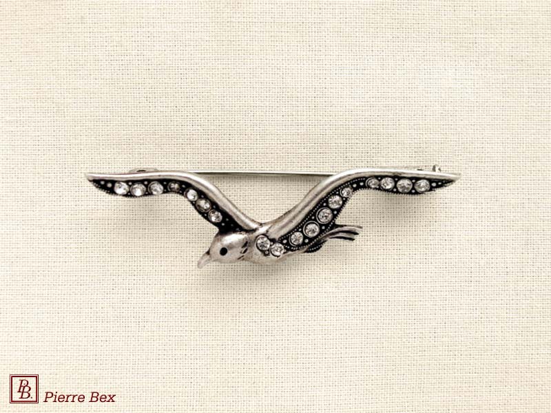 Pierre-Bex Broche con strass gaviota 45356-01
