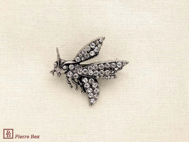 Pierre-Bex Broche con strass mosca 45356-04