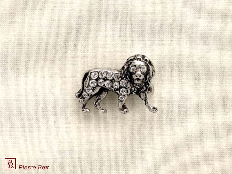 Pierre-Bex Broche con strass león 45356-12
