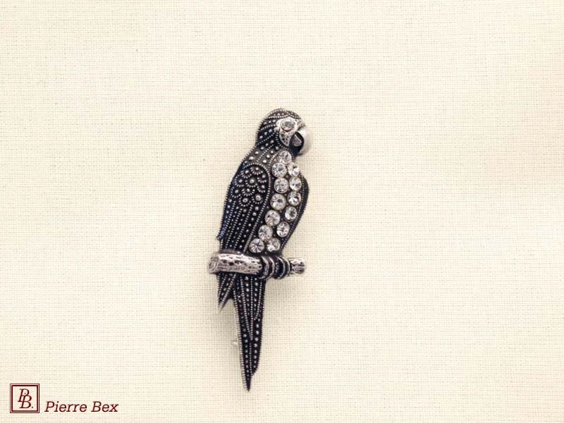 Pierre-Bex Broche con strass perroquet 45356-15