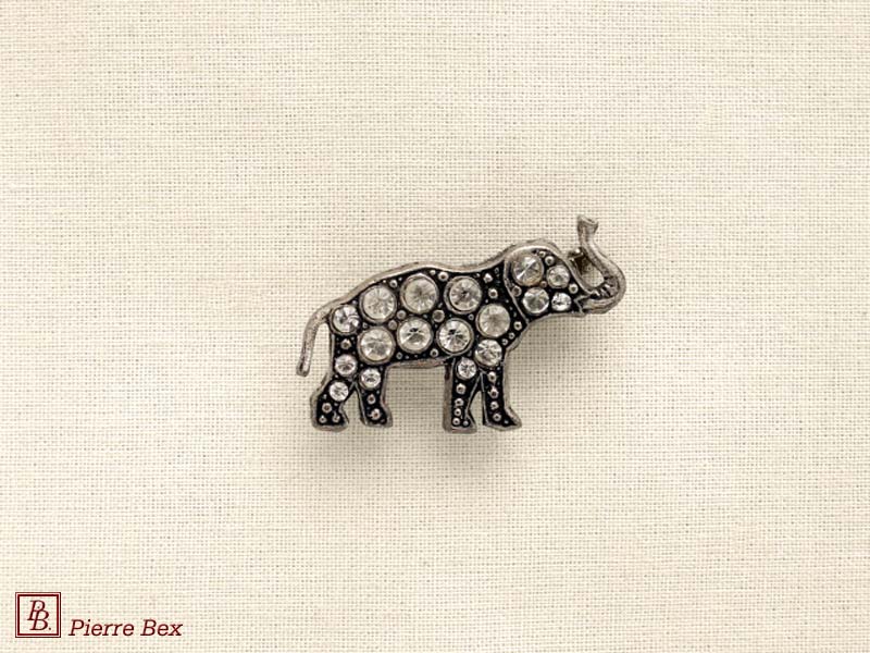 Pierre-Bex Broche con strass elefante 45356-18