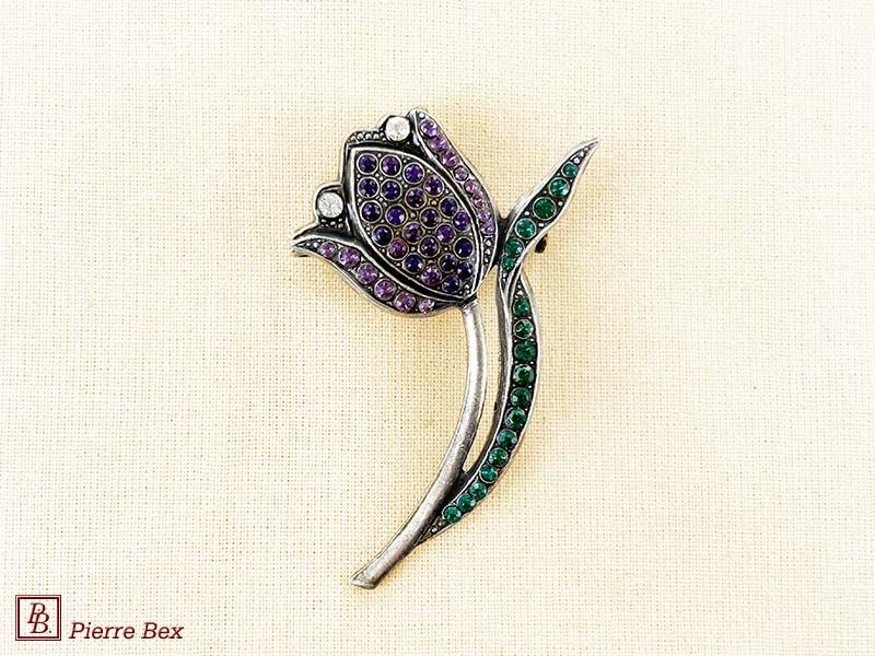 Pierre-Bex Broche con strass tulipán 45626-02