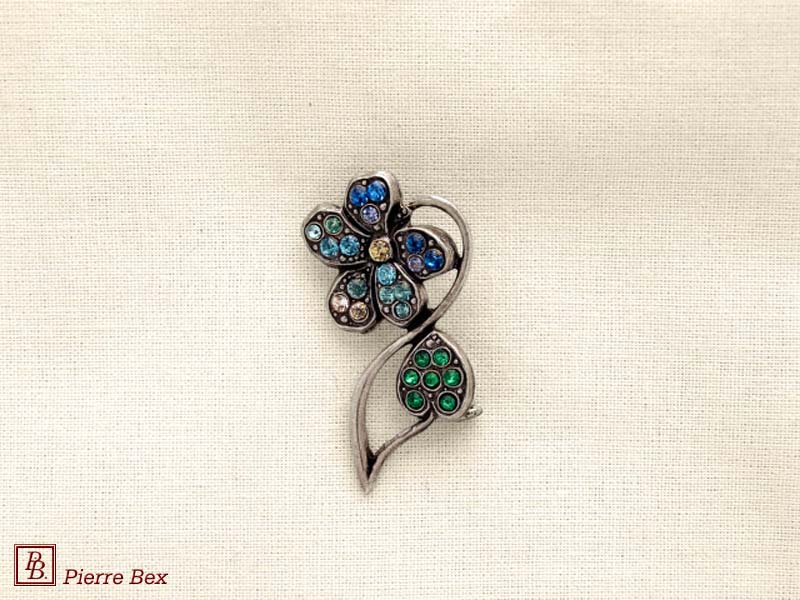 Pierre-Bex Broche con strass flor 45626-03